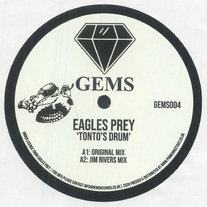 Лицевая сторона обложки — EAGLES PREY — Tonto's Drum