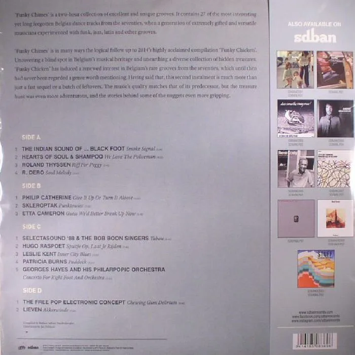 Back cover — VARIOUS — Funky Chimes: Belgian Grooves From The 70's Part 2