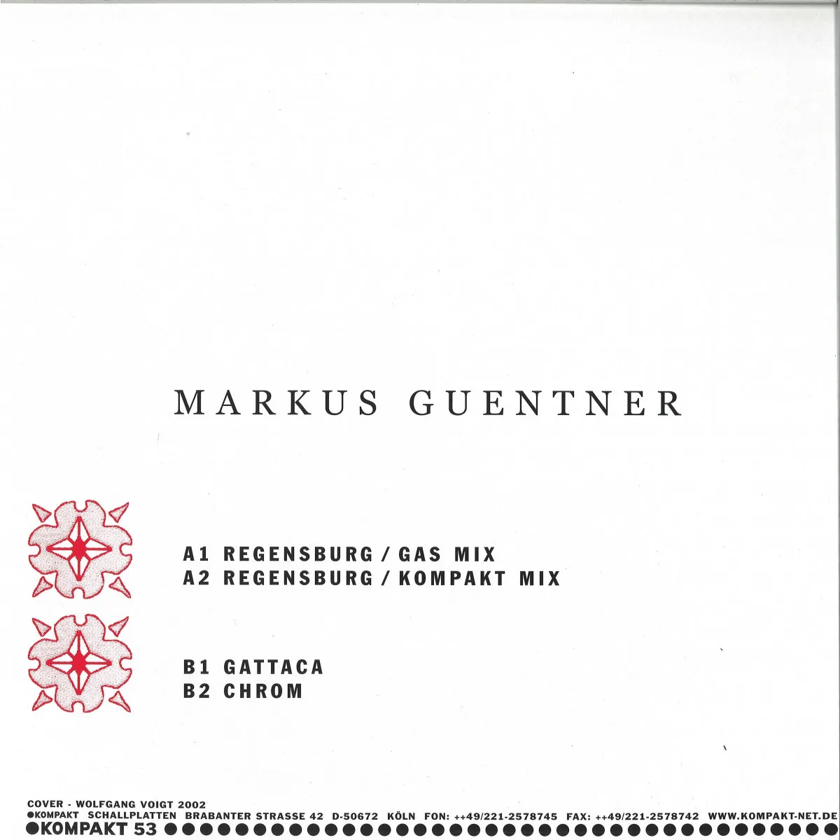 Обратная сторона обложки — Markus Guentner — Regensburg Rmx