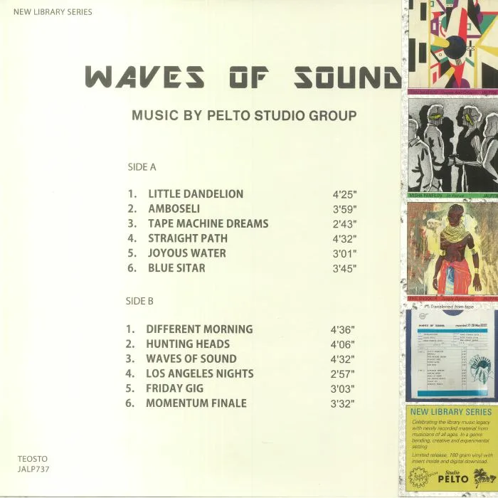 Обратная сторона обложки — PELTO STUDIO GROUP — Waves Of Sound