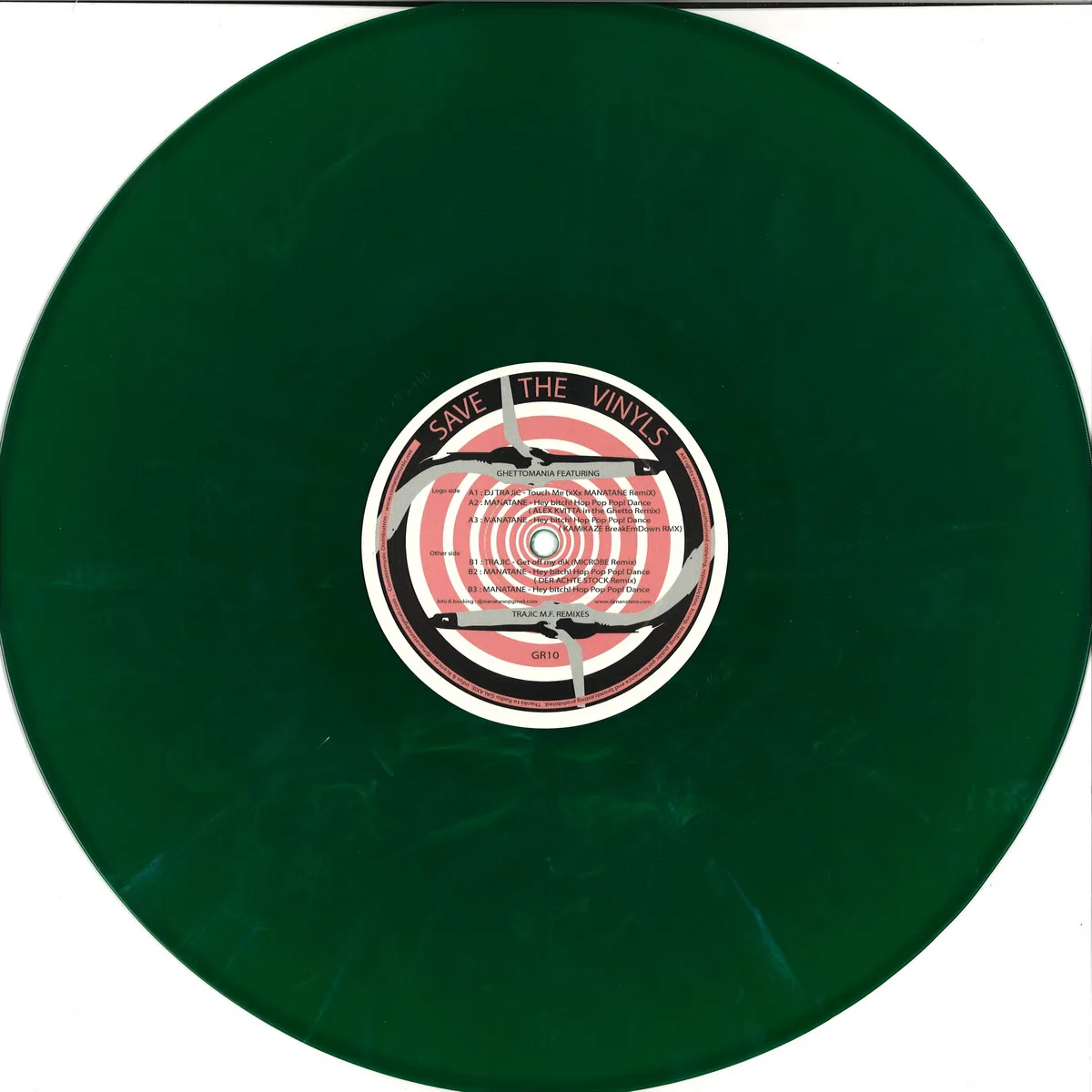 Back cover — Manatane & Dj Trajic — Ghettomania Featuring