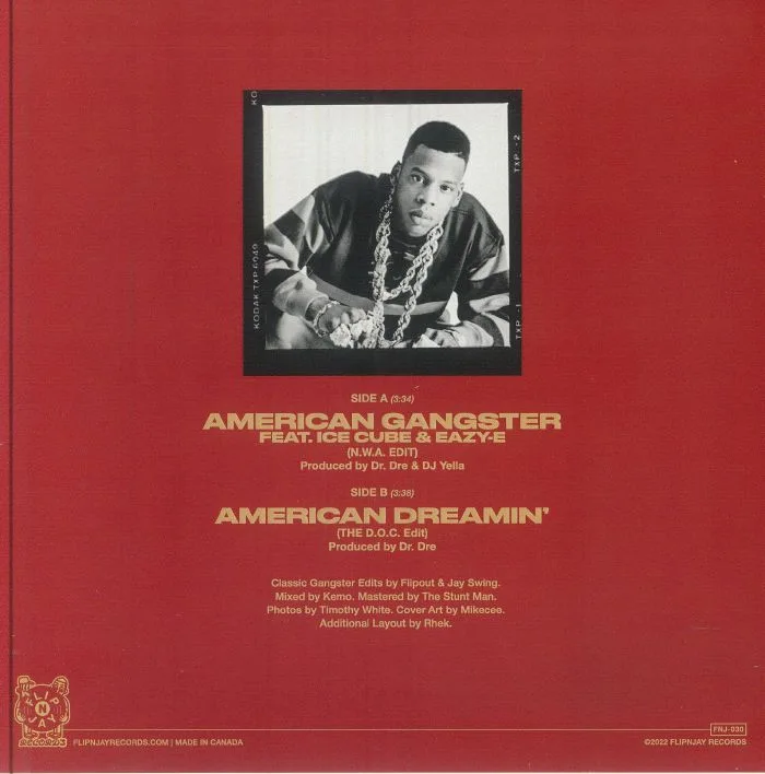 Back cover — JAY Z — Classic Gangster Edits: American Gangster