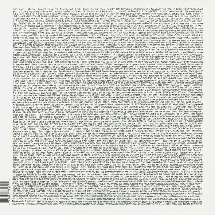 Back cover — SHOW ME THE BODY — Alone Together