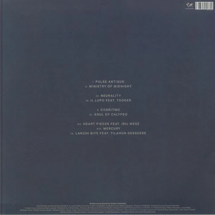 Back cover — OCEANVS ORIENTALIS — Portrait Of The Obscure