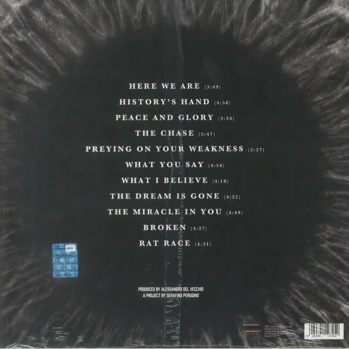 Back cover — ENEMY EYES — History's Hand (B-STOCK)