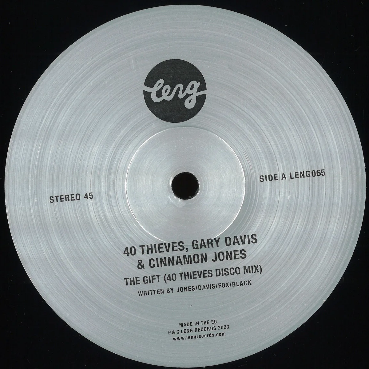 40 Thieves,Gary Davis&Cinnamon Jones — The Gift