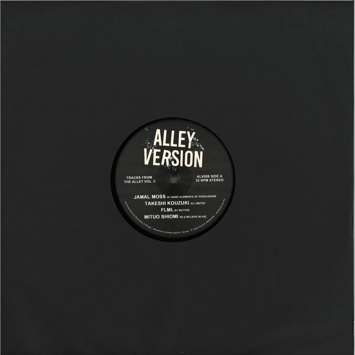 Обратная сторона обложки — Various — TRACKS FROM THE ALLEY VOL. II