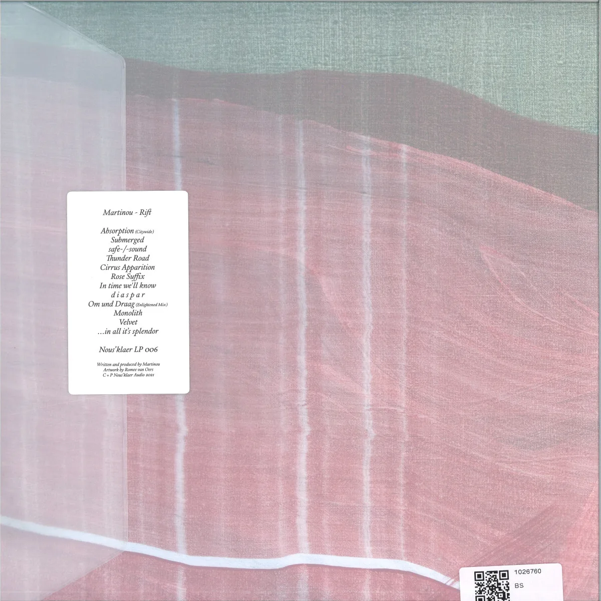 Back cover — Martinou — Rift