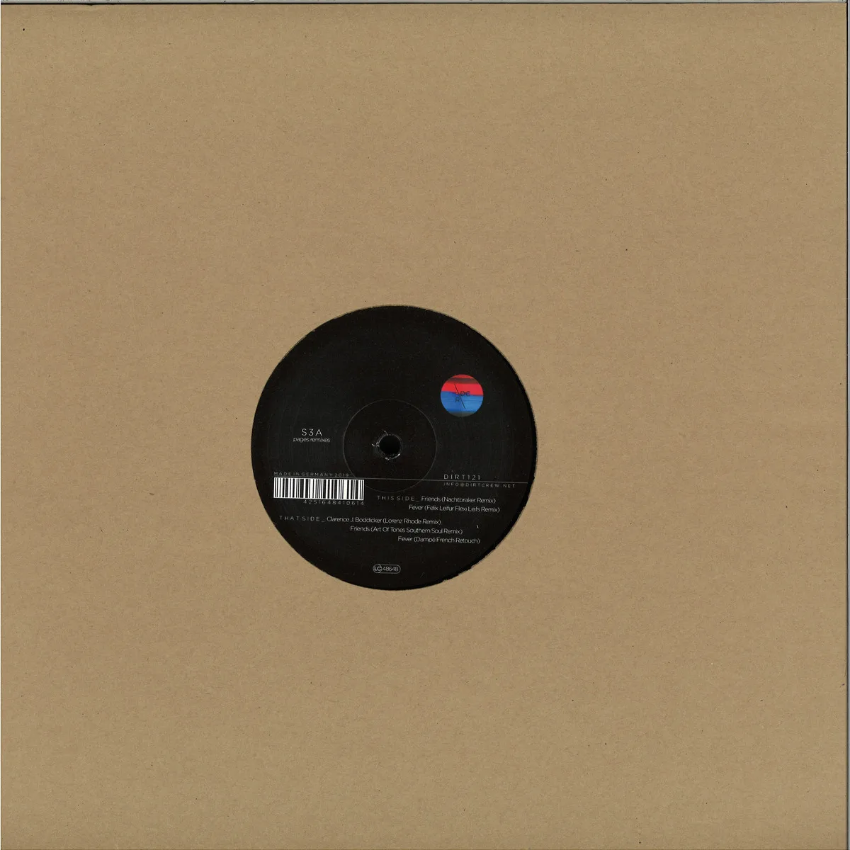 Back cover — S3A — Pages Remixes