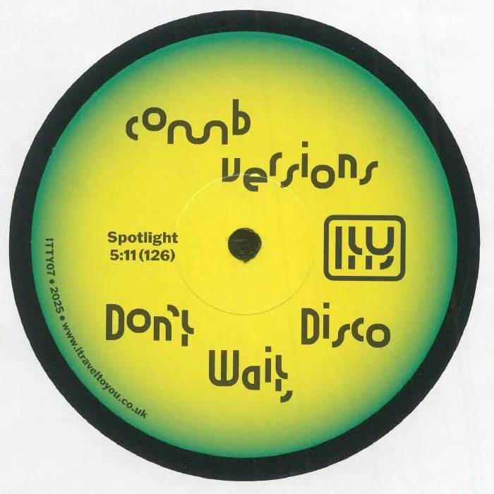 Обратная сторона обложки — Comb Edits — Don’t Wait, Disco