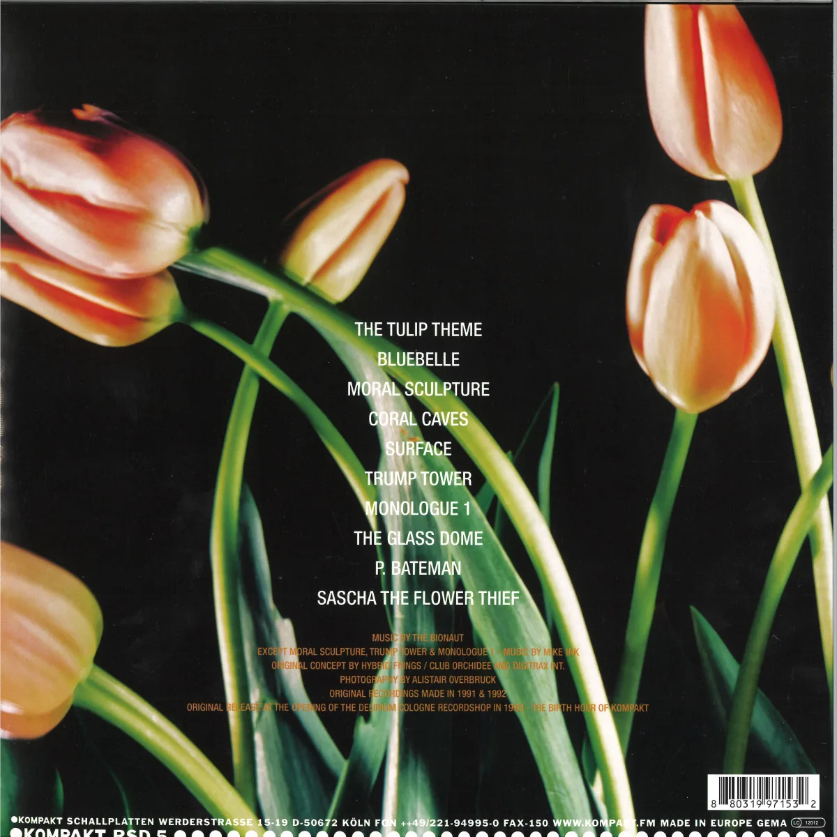 Back cover — Ethik — Music For Stock Exchange LP