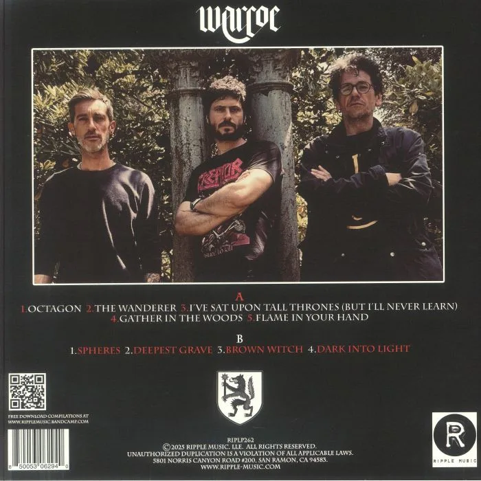 Обратная сторона обложки — WARCOE — Upon Tall Thrones