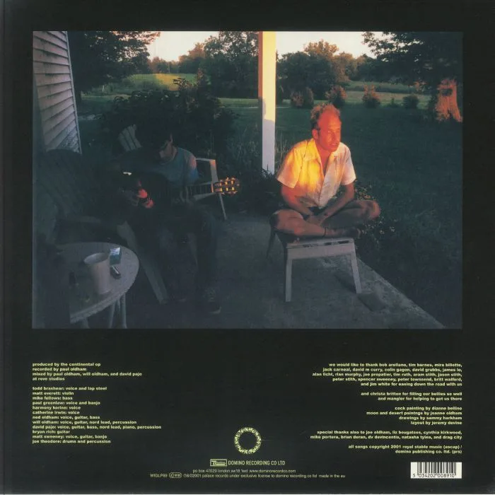 Обратная сторона обложки — BONNIE PRINCE BILLY — Ease Down The Road (reissue)