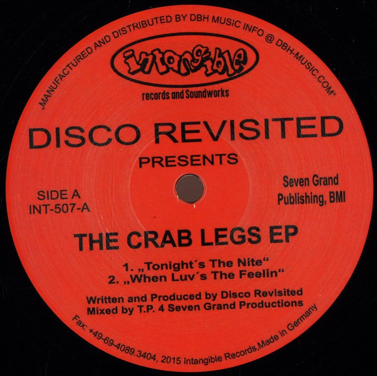 Disco Revisisted — Crab Legs Ep