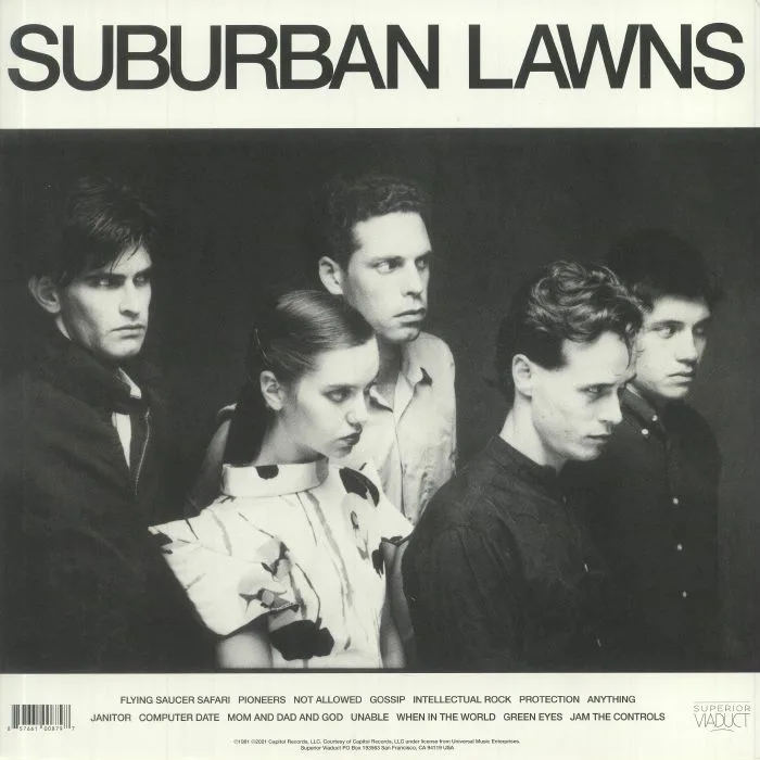 Обратная сторона обложки — SUBURBAN LAWNS — Suburban Lawns (reissue)