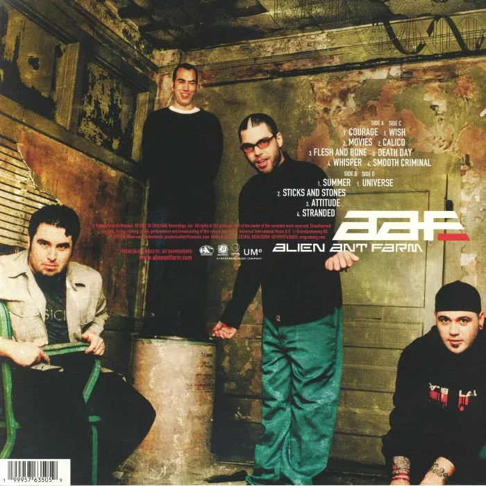 Обратная сторона обложки — ALIEN ANT FARM — Anthology (25th Anniversary Edition)