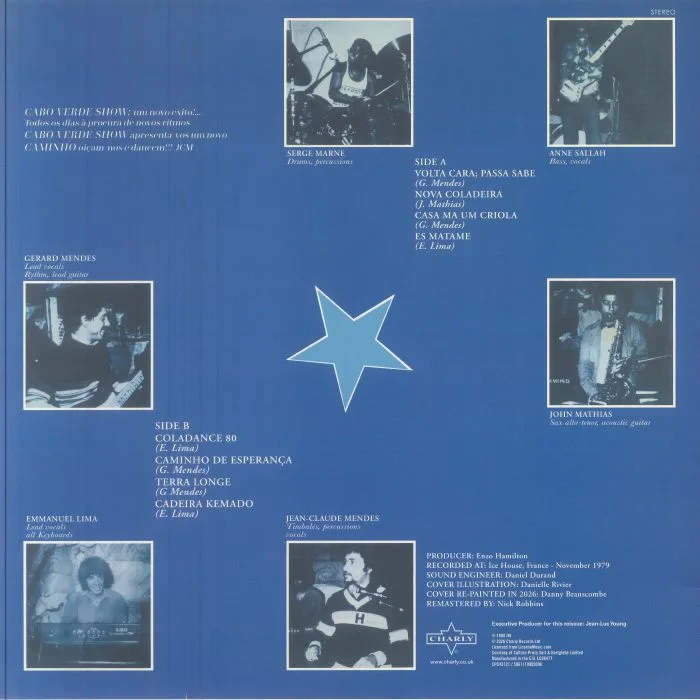 Back cover — CABO VERDE SHOW — Caminho De Esperanca Coladance 80 (Record Store Day RSD 2026)