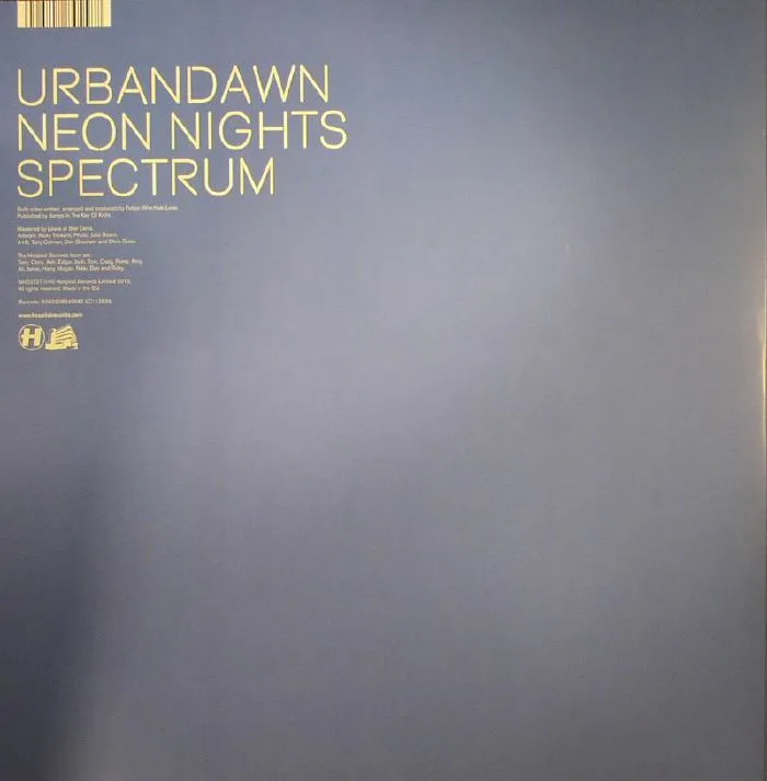 Обратная сторона обложки — URBANDAWN — Neon Nights