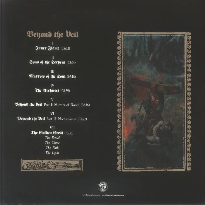 Обратная сторона обложки — TOTENGOTT — Beyond The Veil