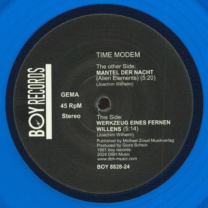 Лицевая сторона обложки — TIME MODEM — Mantel Der Nacht (reissue)