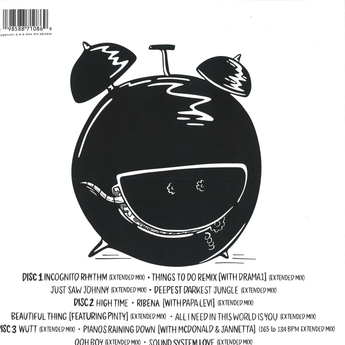 Back cover — 4Am Kru — Incognito Rhythm LP 3x12"