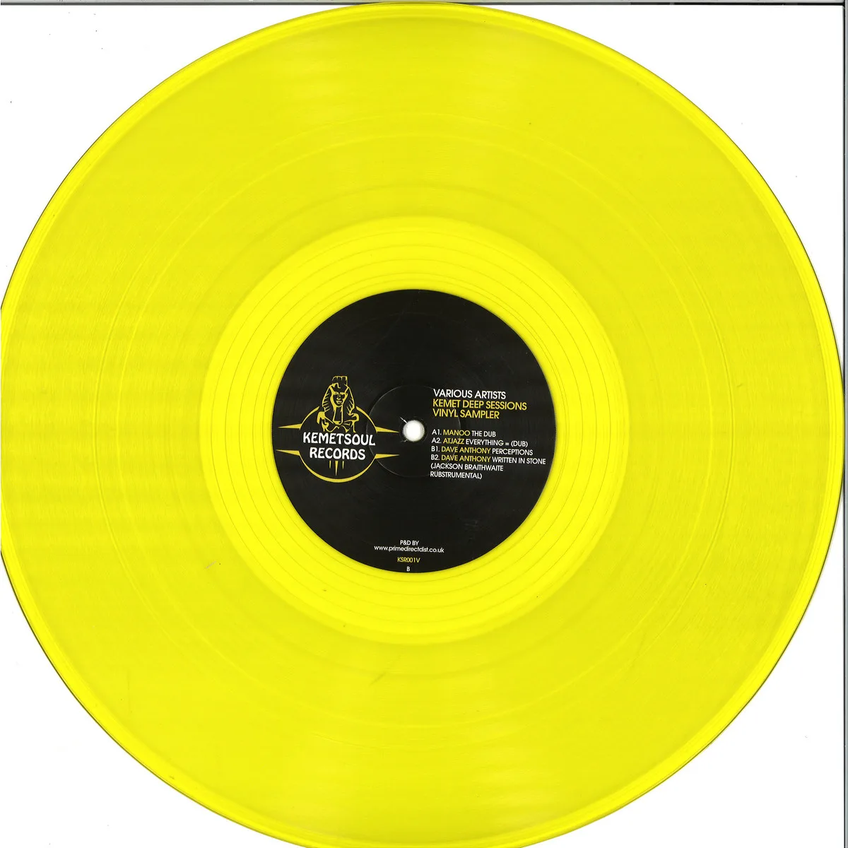 Back cover — Various — Kemet Deep Sessions - Vinyl Sampler