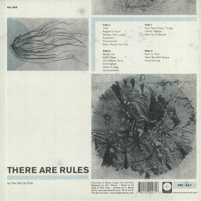 Обратная сторона обложки — The GET UP KIDS — There Are Rules (Deluxe Edition)
