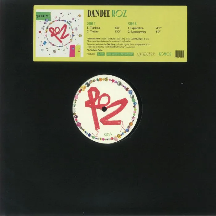 Лицевая сторона обложки — DANDEE — Roz