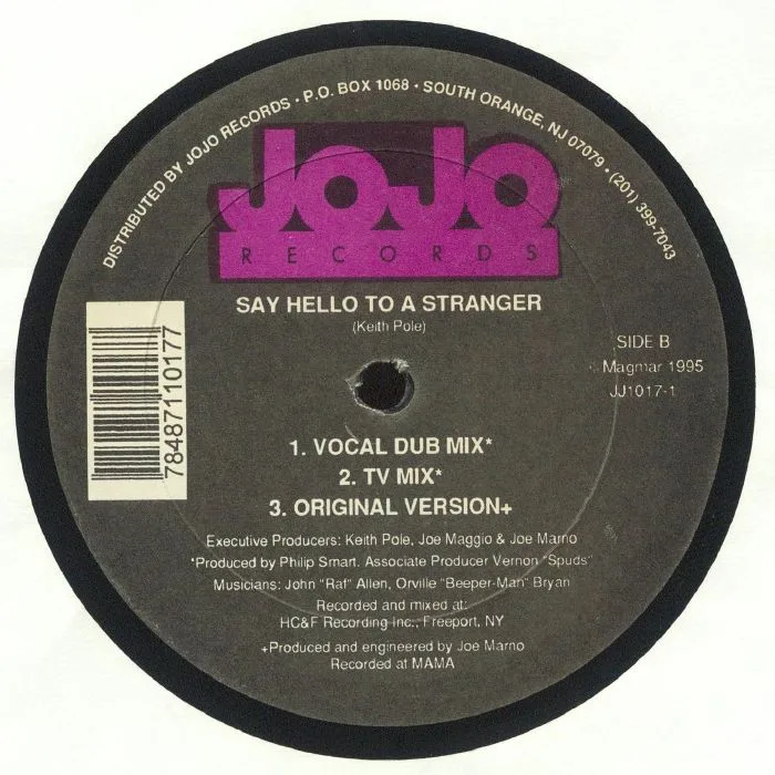 Back cover — Keith POLE — Say Hello To A Stranger