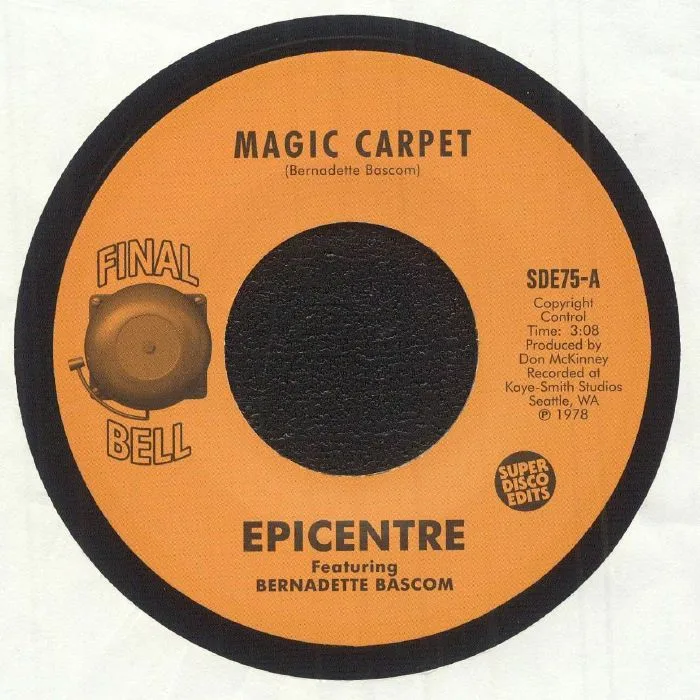 Лицевая сторона обложки — EPICENTRE feat BERNADETTE BASCOM — Magic Carpet