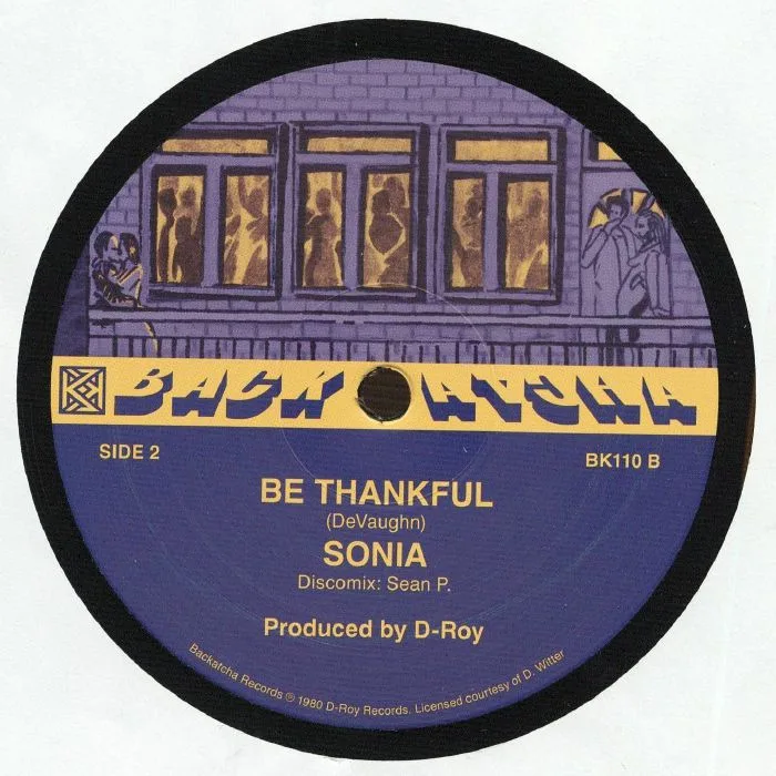 Обратная сторона обложки — Cornell CAMPBELL / SONIA — Be Thankful