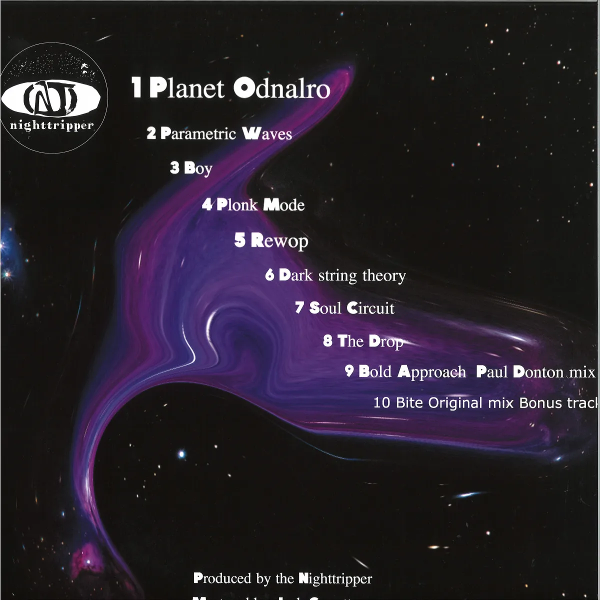 Обратная сторона обложки — Orlando Voorn — Planet Odnalro 2x12"