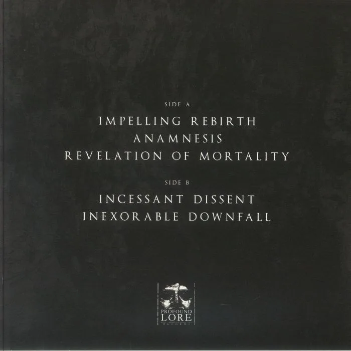 Обратная сторона обложки — SUFFERING HOUR — Impelling Rebirth