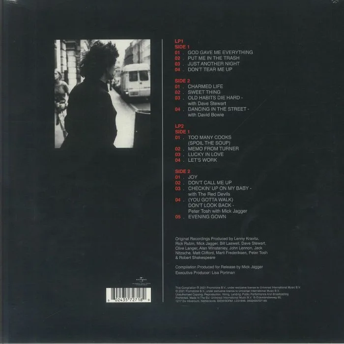 Обратная сторона обложки — Mick JAGGER — The Very Best Of Mick Jagger (reissue)