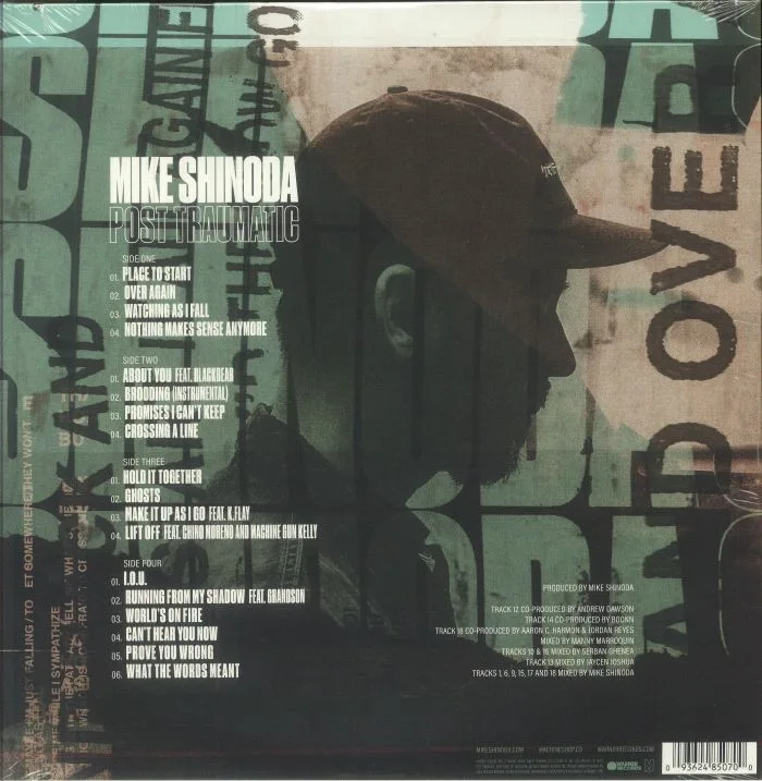 Back cover — Mike SHINODA — Post Traumatic (Deluxe Edition)
