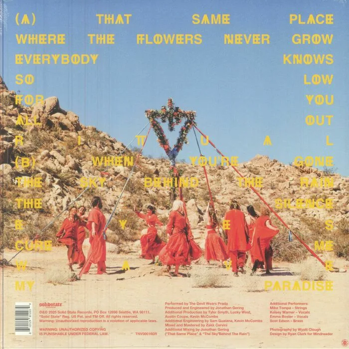 Back cover — The DEVIL WEARS PRADA — Flowers (B-STOCK)