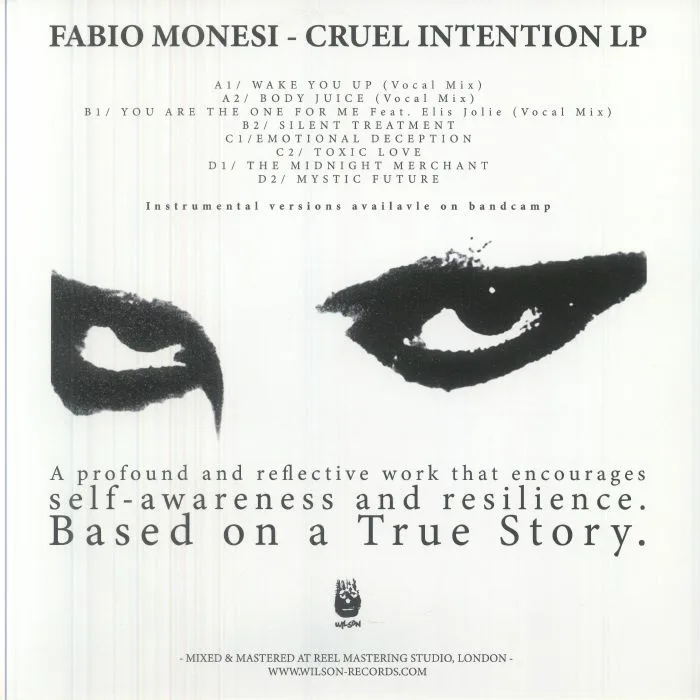 Back cover — Fabio MONESI — Cruel Intention