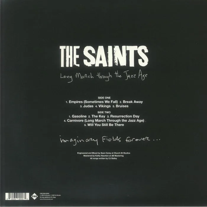 Обратная сторона обложки — The SAINTS — Long March Through The Jazz Age