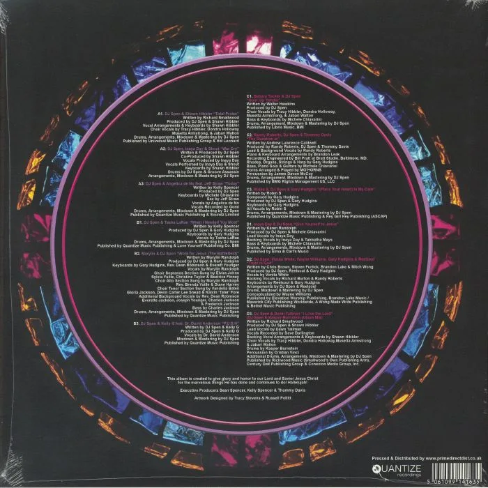 Back cover — DJ SPEN — The Praise Party