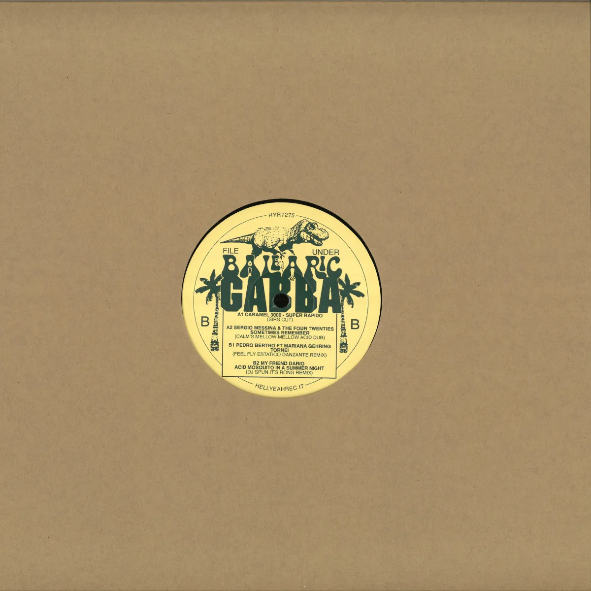 Back cover — Various — File Under Balearic Gabba