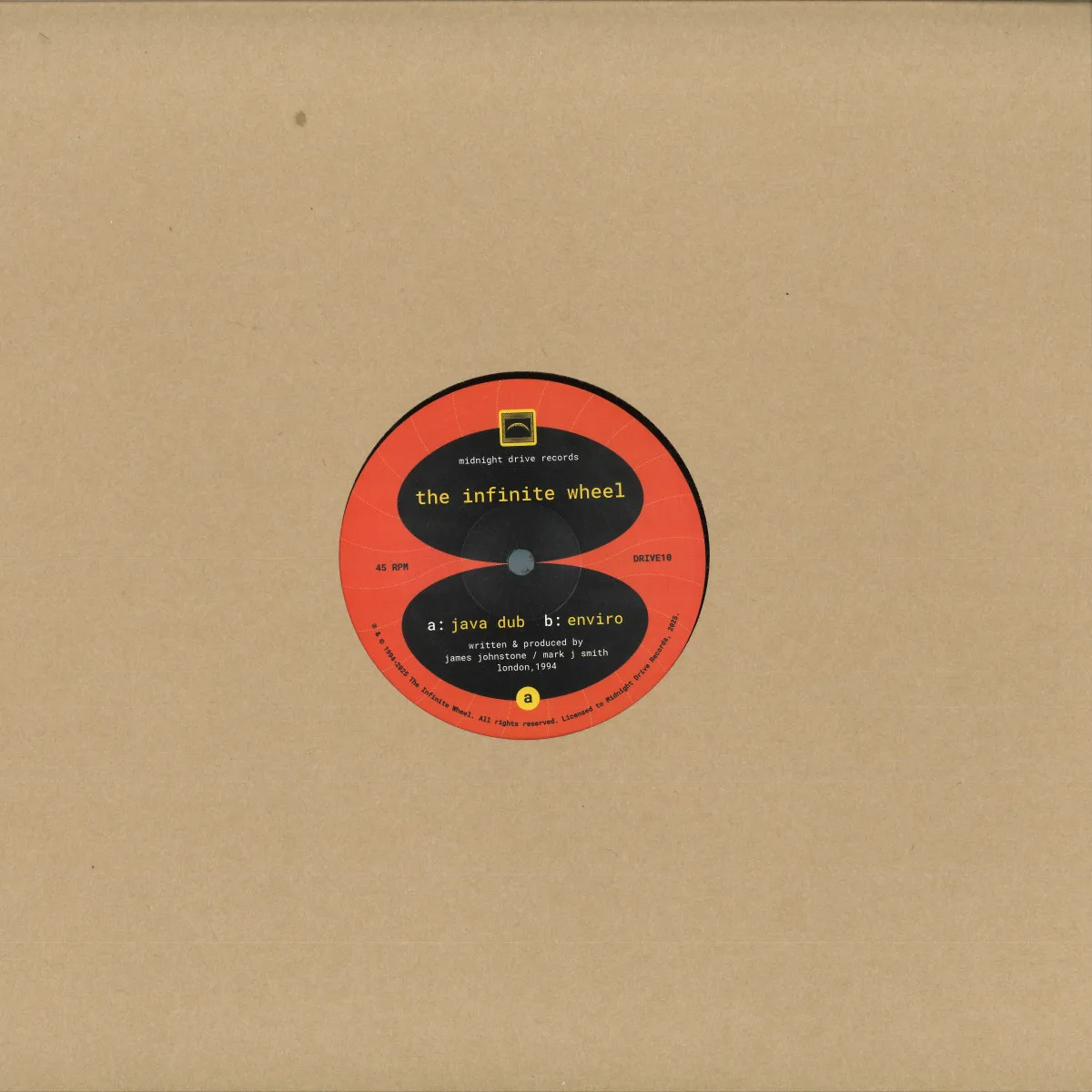 Back cover — The Infinite Wheel — Java Dub / Enviro