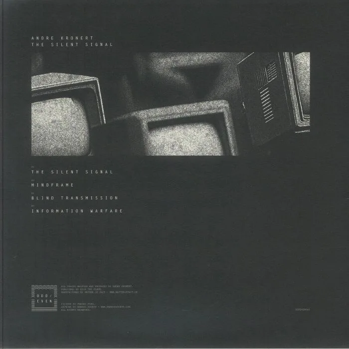 Back cover — Andre KRONERT — The Silent Signal