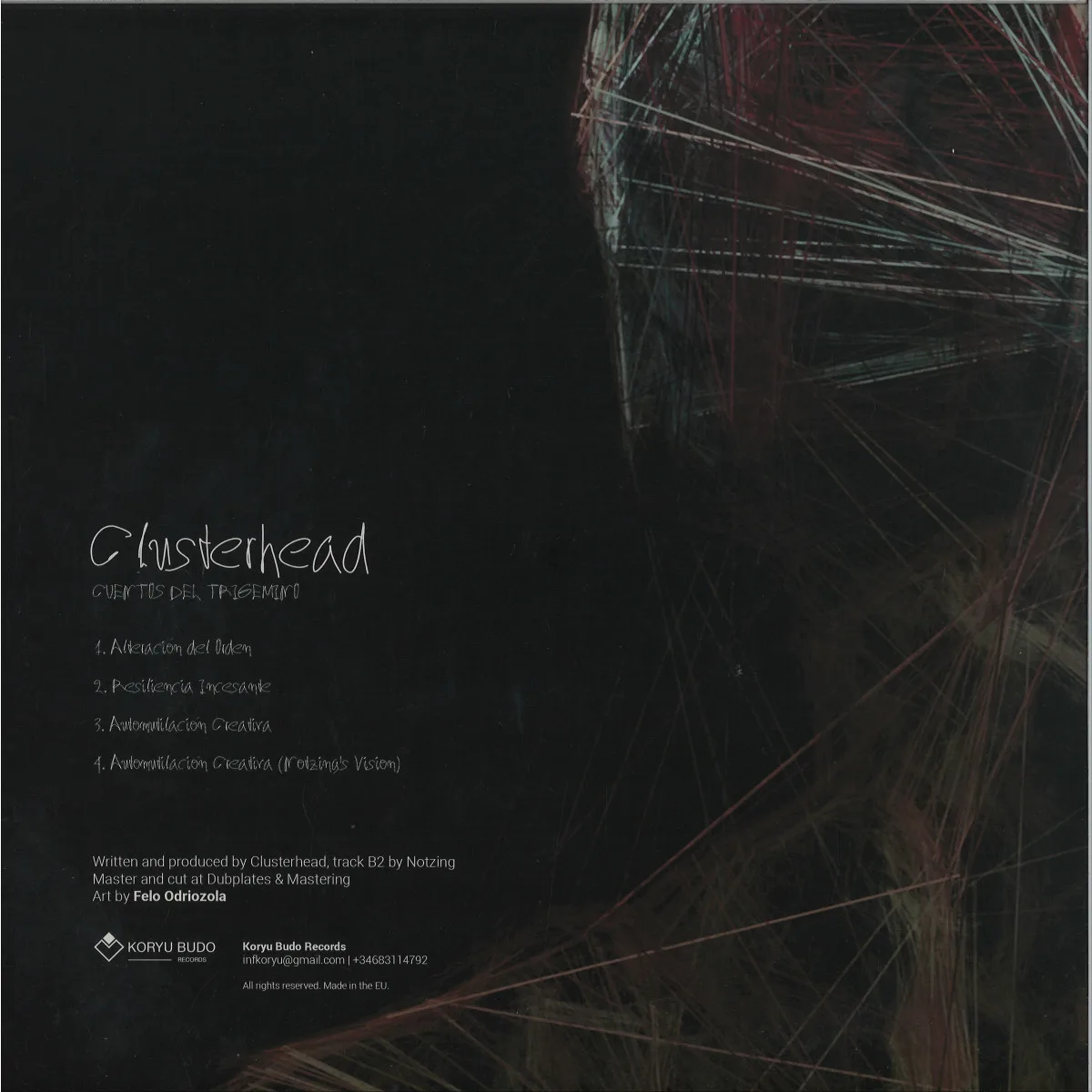 Back cover — Clusterhead — Cuentos del trigémino