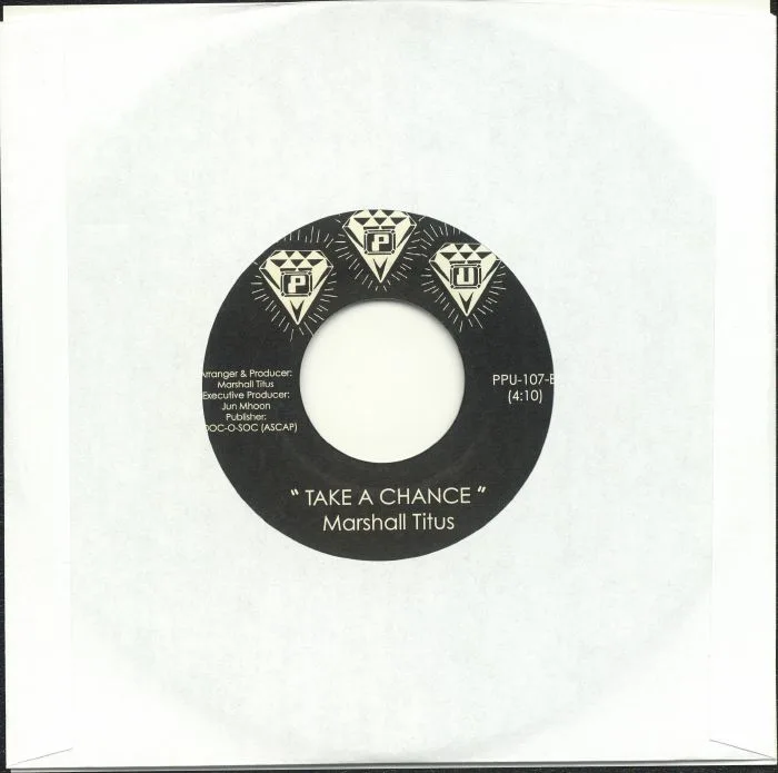 Back cover — Marshall TITUS — Take A Chance On The Feeling