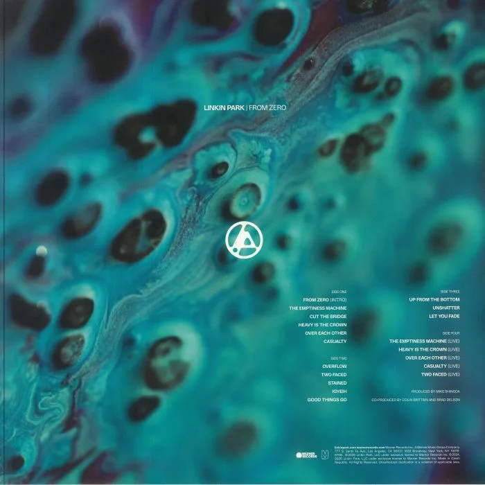 Back cover — LINKIN PARK — From Zero (Deluxe Edition)