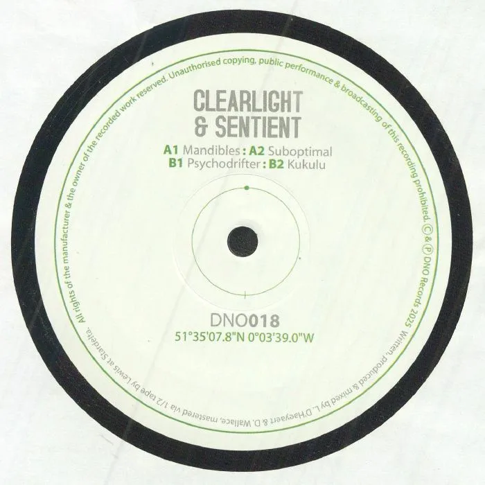 Back cover — CLEARLIGHT / SENTIENT — Mandibles