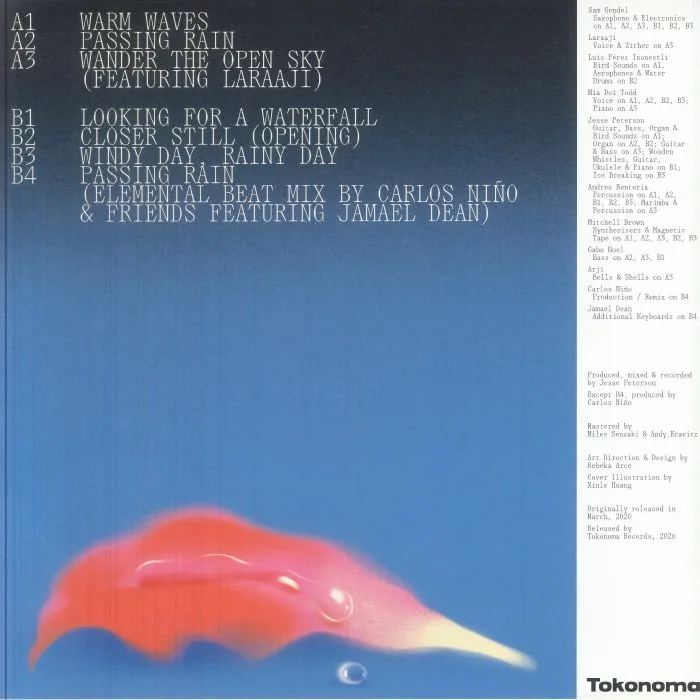 Back cover — TURN ON THE SUNLIGHT feat SAM GENDEL — Warm Waves