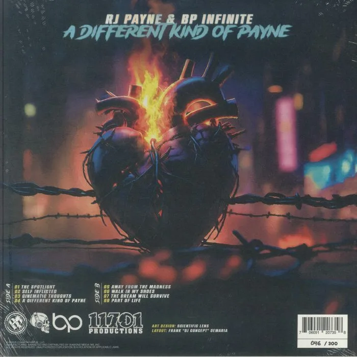 Back cover — RJ PAYNE / BP INFINITE — A Different Kind Of Payne
