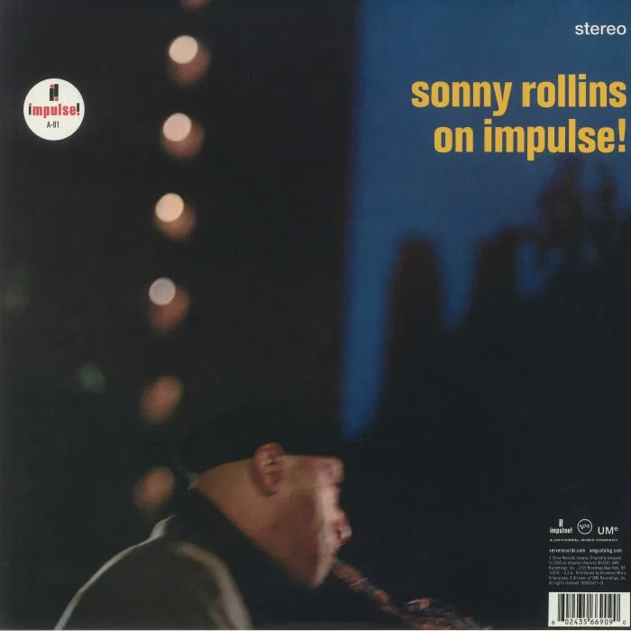 Обратная сторона обложки — Sonny ROLLINS — On Impulse!
