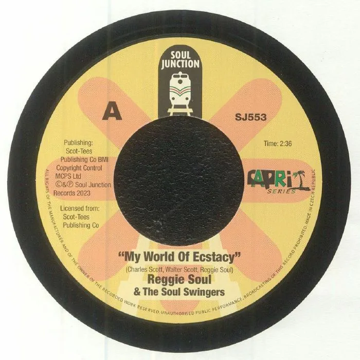 REGGIE SOUL & THE SOUL SWINGERS — My World Of Ecstasy (reissue)